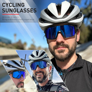 SCVCN - Nuevas gafas de sol para ciclismo al aire libre, para hombre y mujer, para conducción en carretera, deportes de montaña, escalada, ciclismo, UV400