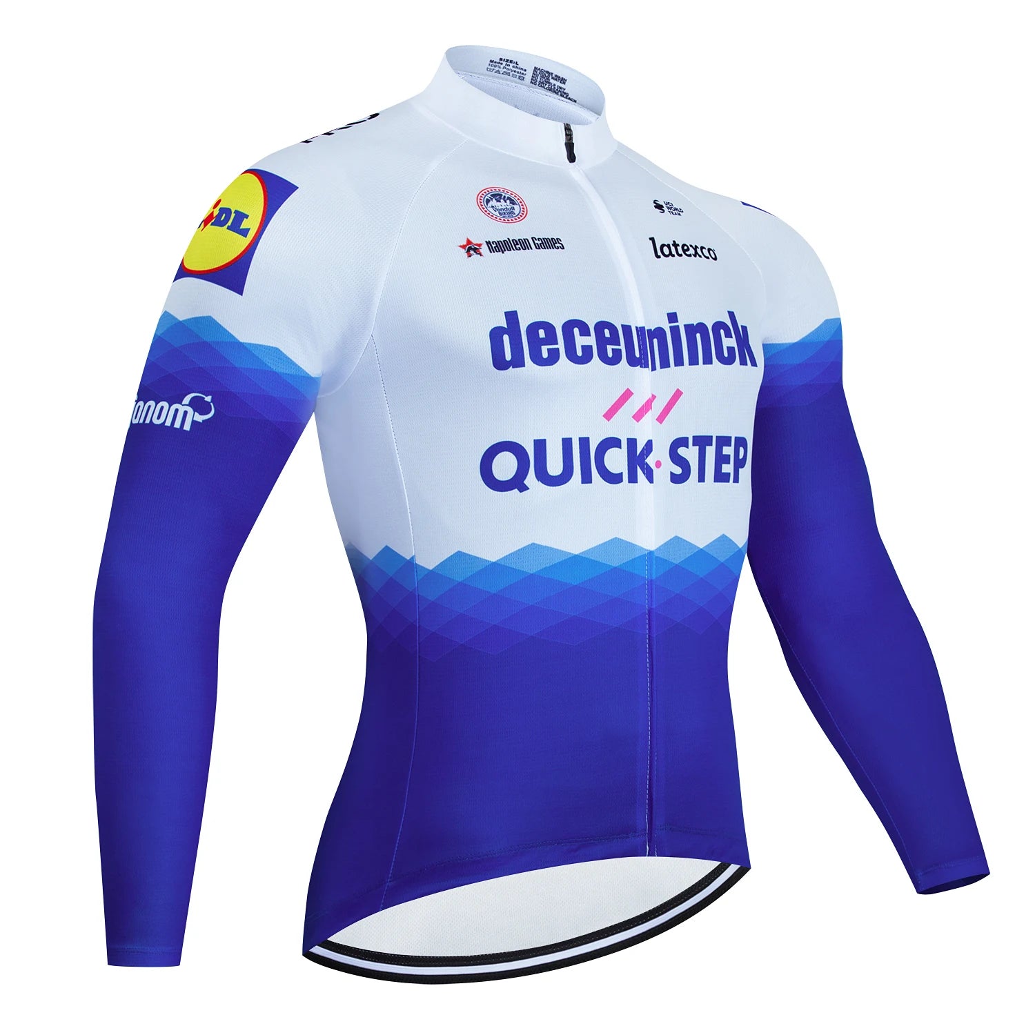 Maillot de Ciclismo de Manga Larga Quick-Step Team – Ideal para Otoño 🍂🚴‍♂️