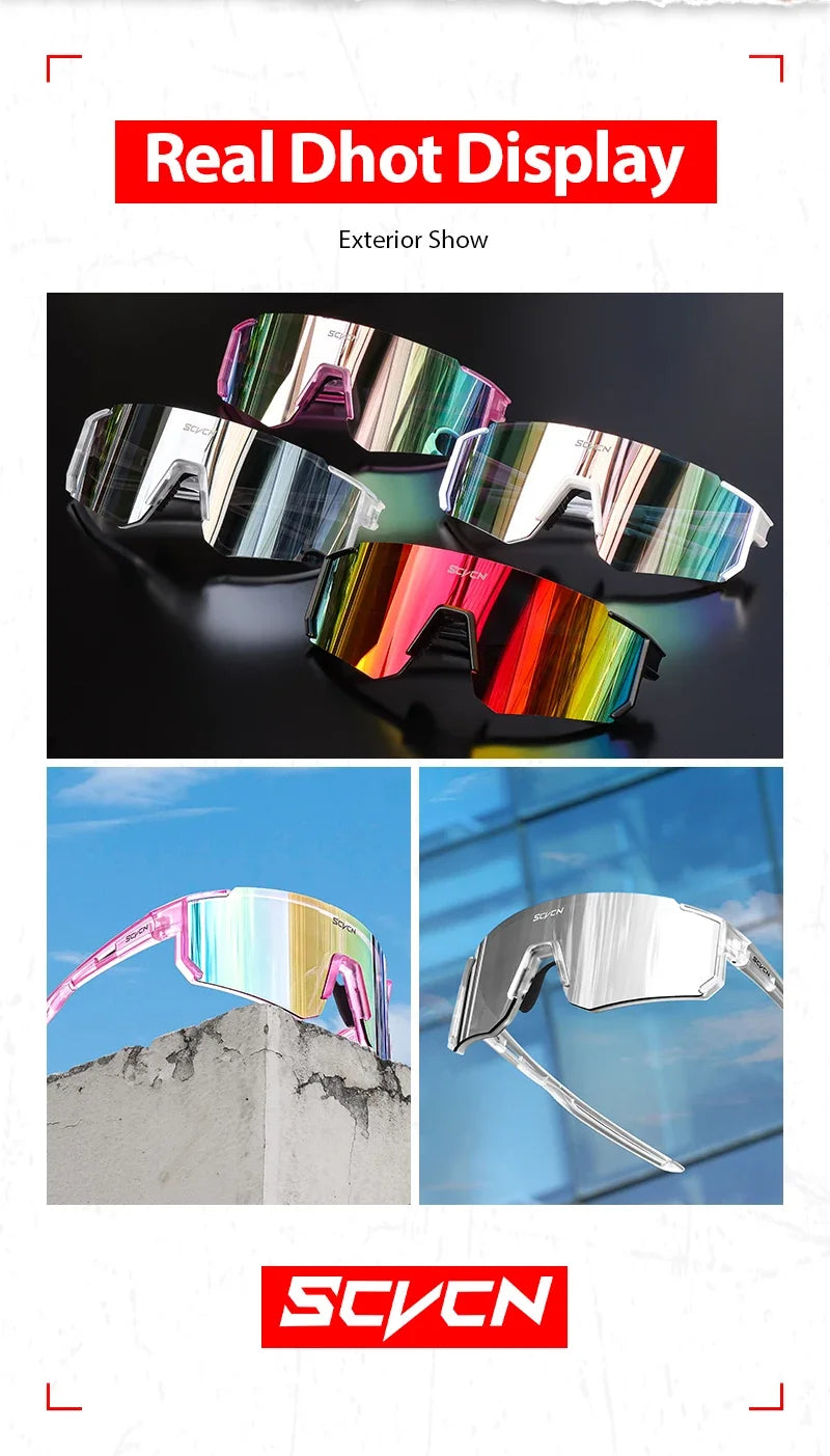 Gafas de Sol de Ciclismo SCVCN UV400 – Protección y Rendimiento para Cada Aventura 😎🚴‍♂️
