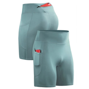 Pantalones Cortos Deportivos de Cintura Alta para Hombre – Comodidad y Rendimiento en Cada Entrenamiento 🏋️‍♂️🔥