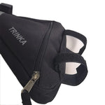 Bolsa triangular para bicicleta, para el manillar delantero de la bicicleta, impermeable, para ciclismo, piezas de bicicleta