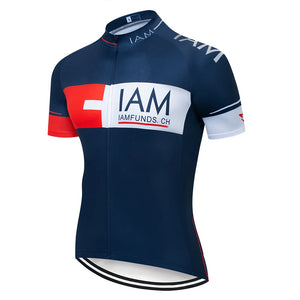 Maillot de Ciclismo del Equipo IAM para Hombre – Ropa Profesional de Ciclismo 🚴‍♂️🔥