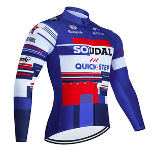 Maillot de Ciclismo de Manga Larga Quick-Step Team – Ideal para Otoño 🍂🚴‍♂️