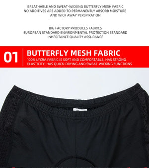Pantalones Cortos de Ciclismo JEPOZRA para Hombre – Transpirabilidad y Máximo Confort 🚴‍♂️🔥