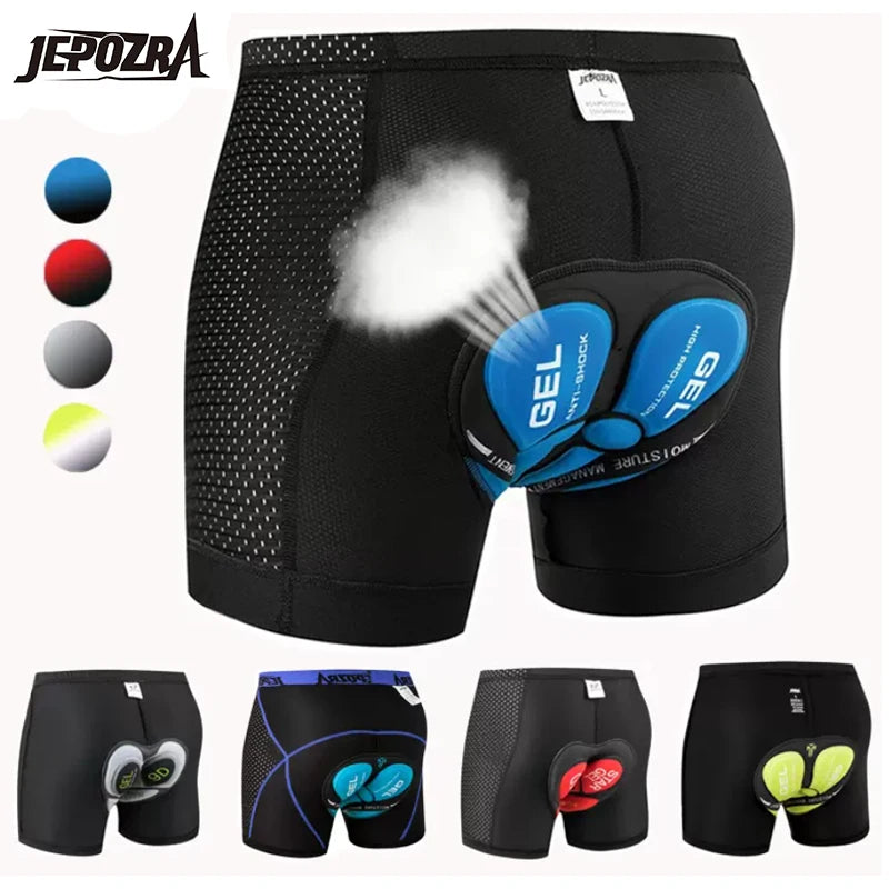 Pantalones Cortos de Ciclismo JEPOZRA para Hombre – Transpirabilidad y Máximo Confort 🚴‍♂️🔥