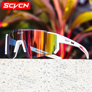 SCVCN - Nuevas gafas de sol para ciclismo al aire libre, para hombre y mujer, para conducción en carretera, deportes de montaña, escalada, ciclismo, UV400