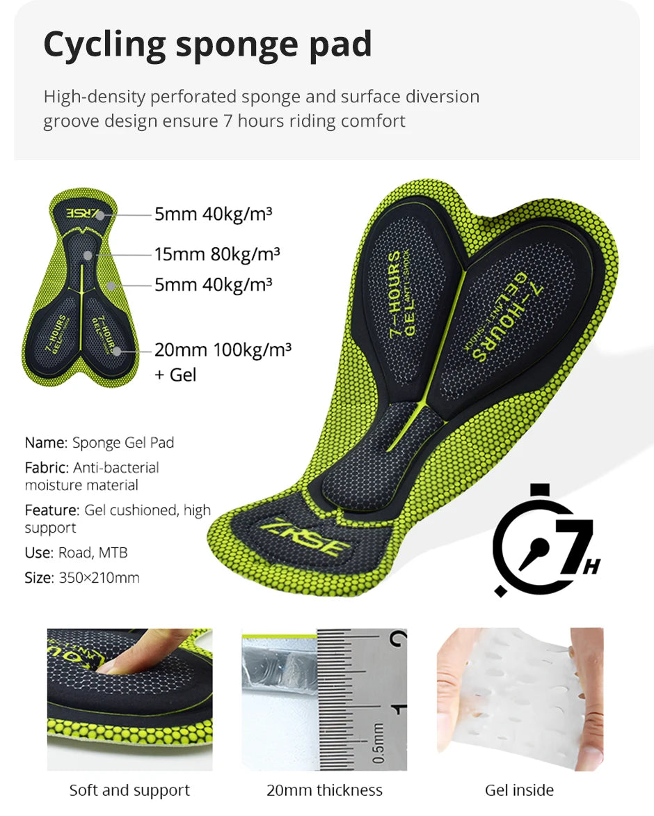 Pantalones Cortos de Ciclismo para Hombre – Máximo Confort y Rendimiento en Cada Ruta 🚴‍♂️🔥